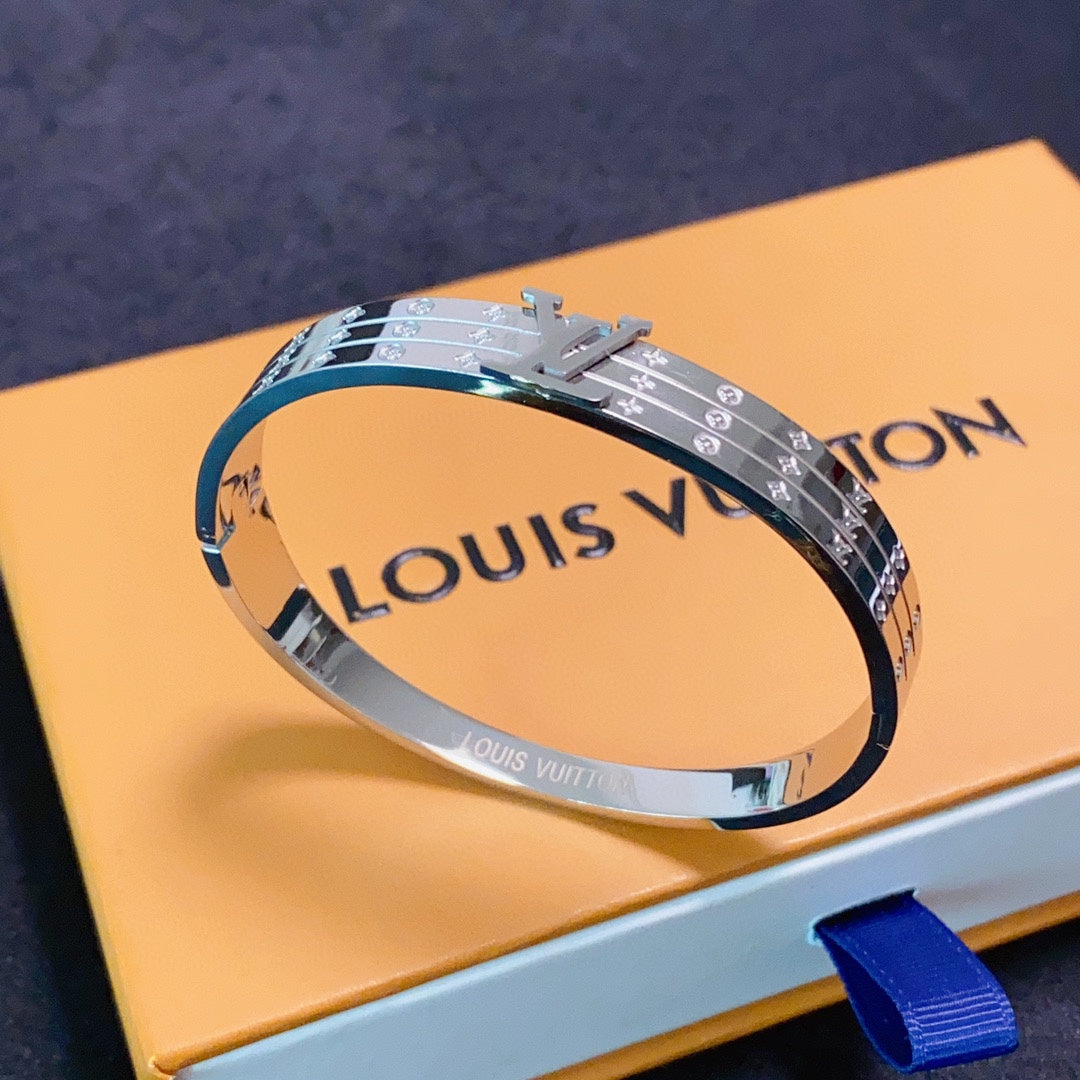 18K Louis Vuitton Vintage Monogram Bracelet
