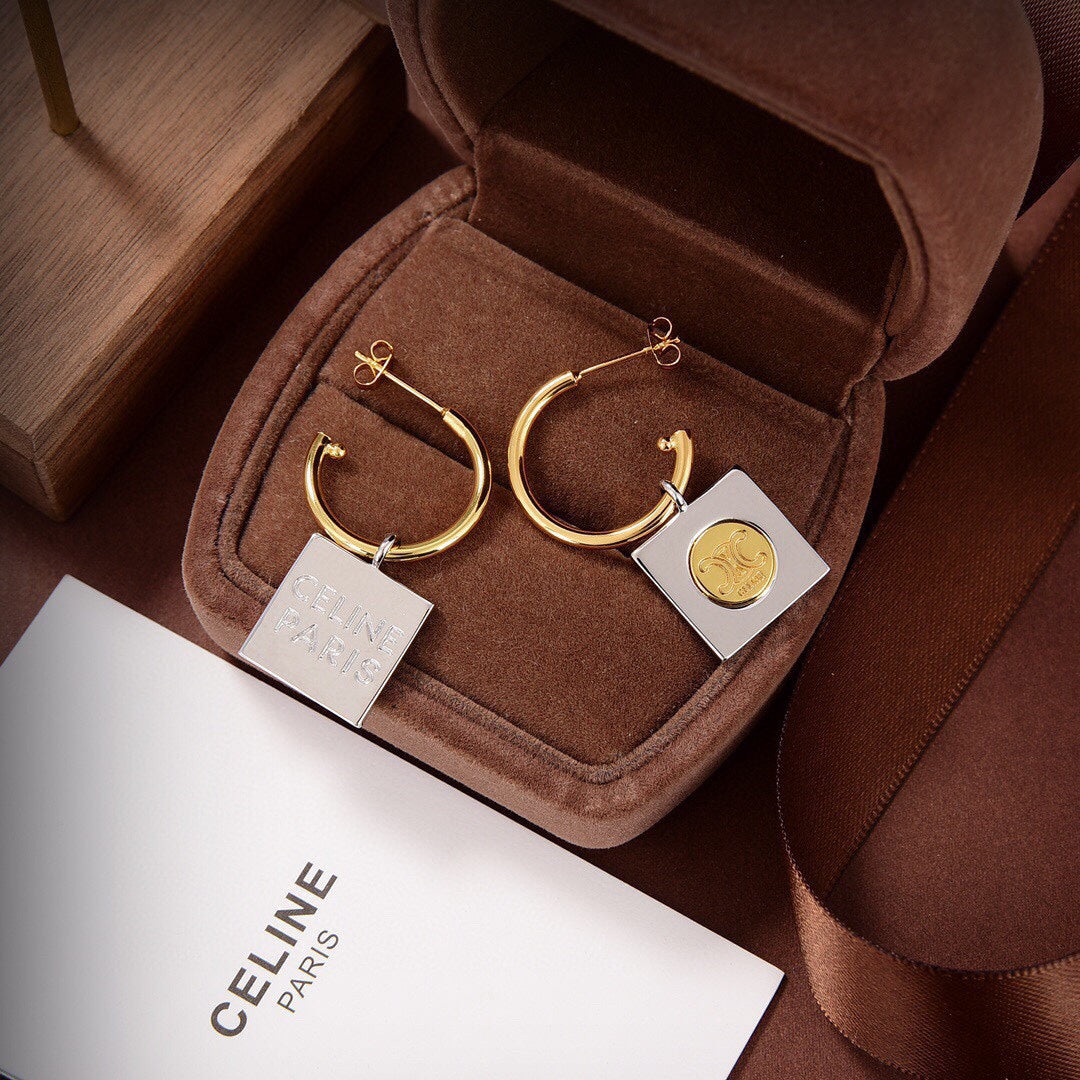 18K Celine Hoops Earrings