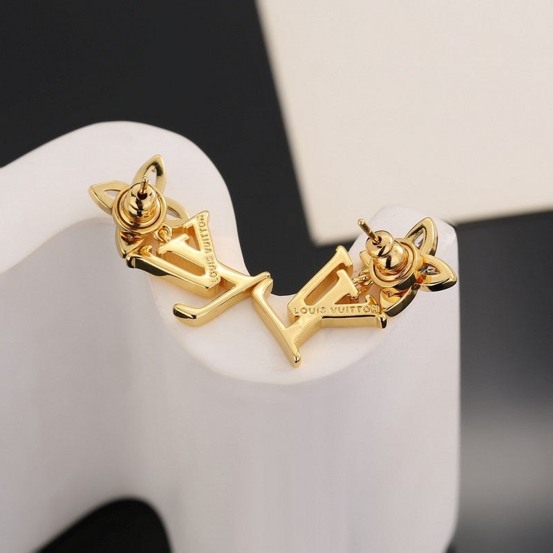 18K Louis Vuitton Iconic Crystal Earrings