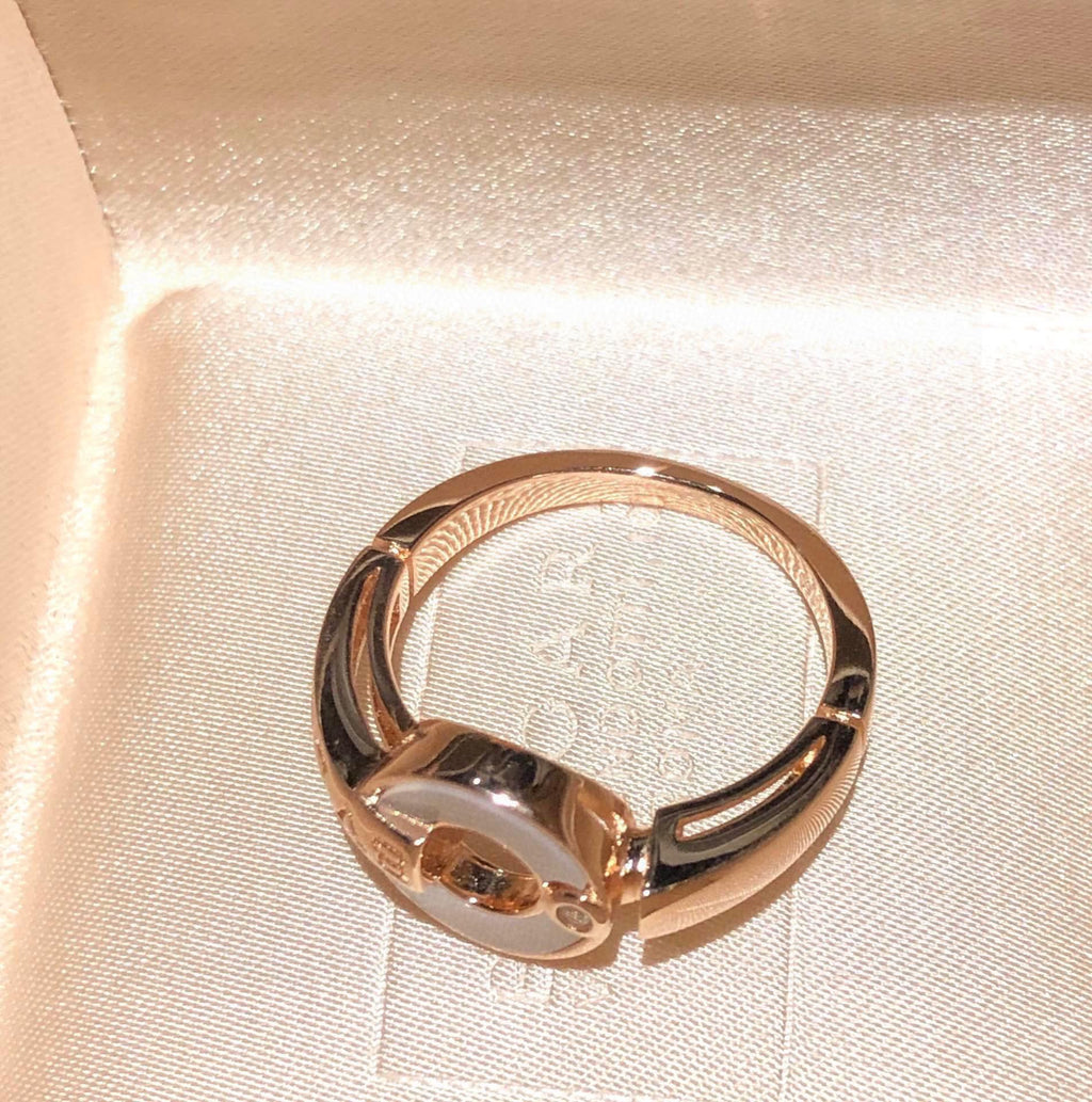 18K BVLGARI Pearl Ring