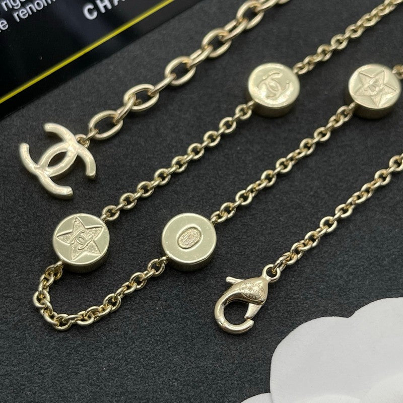 18K  Chanel Star Gold Necklace