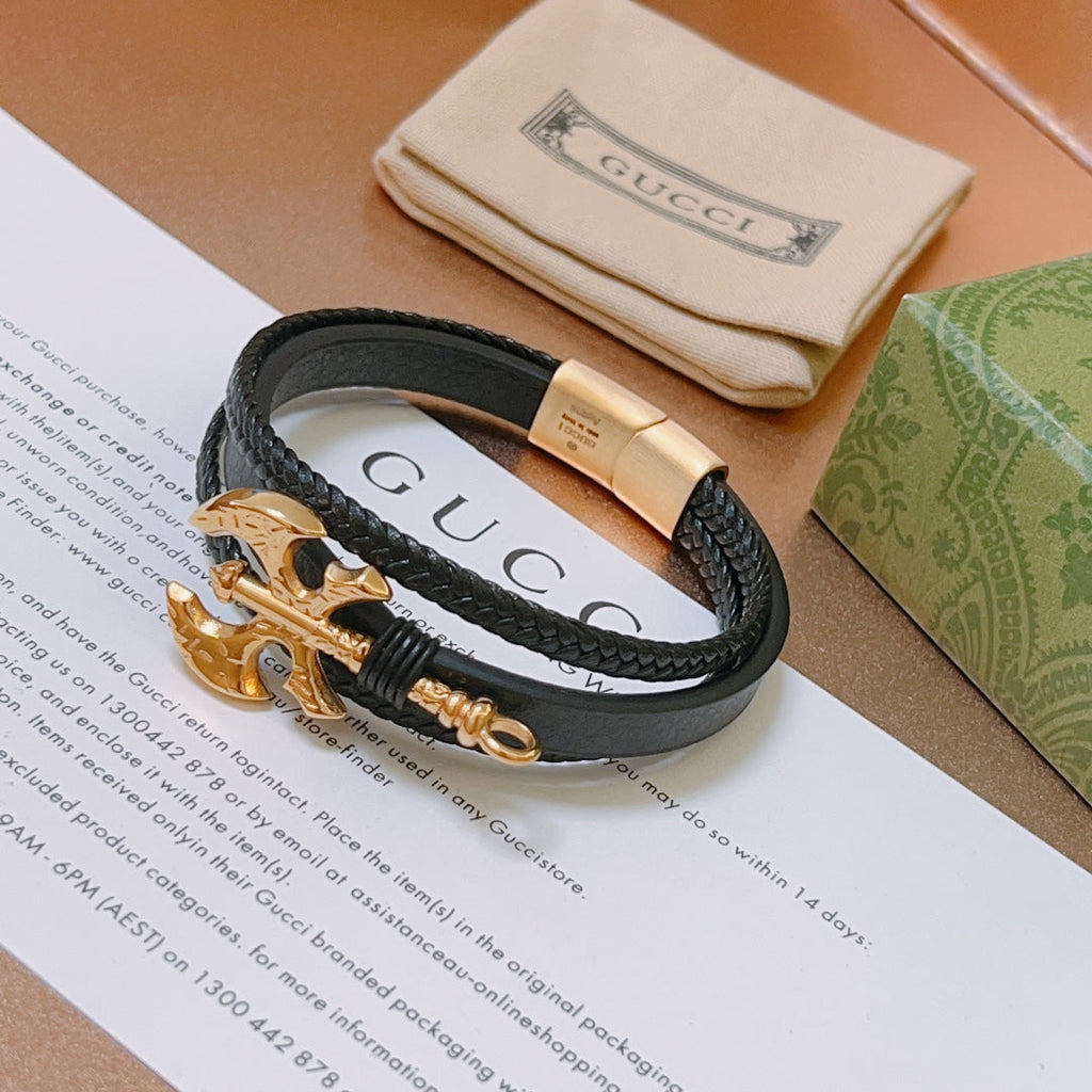18K Double Gucci Anger Forrest Bracelet