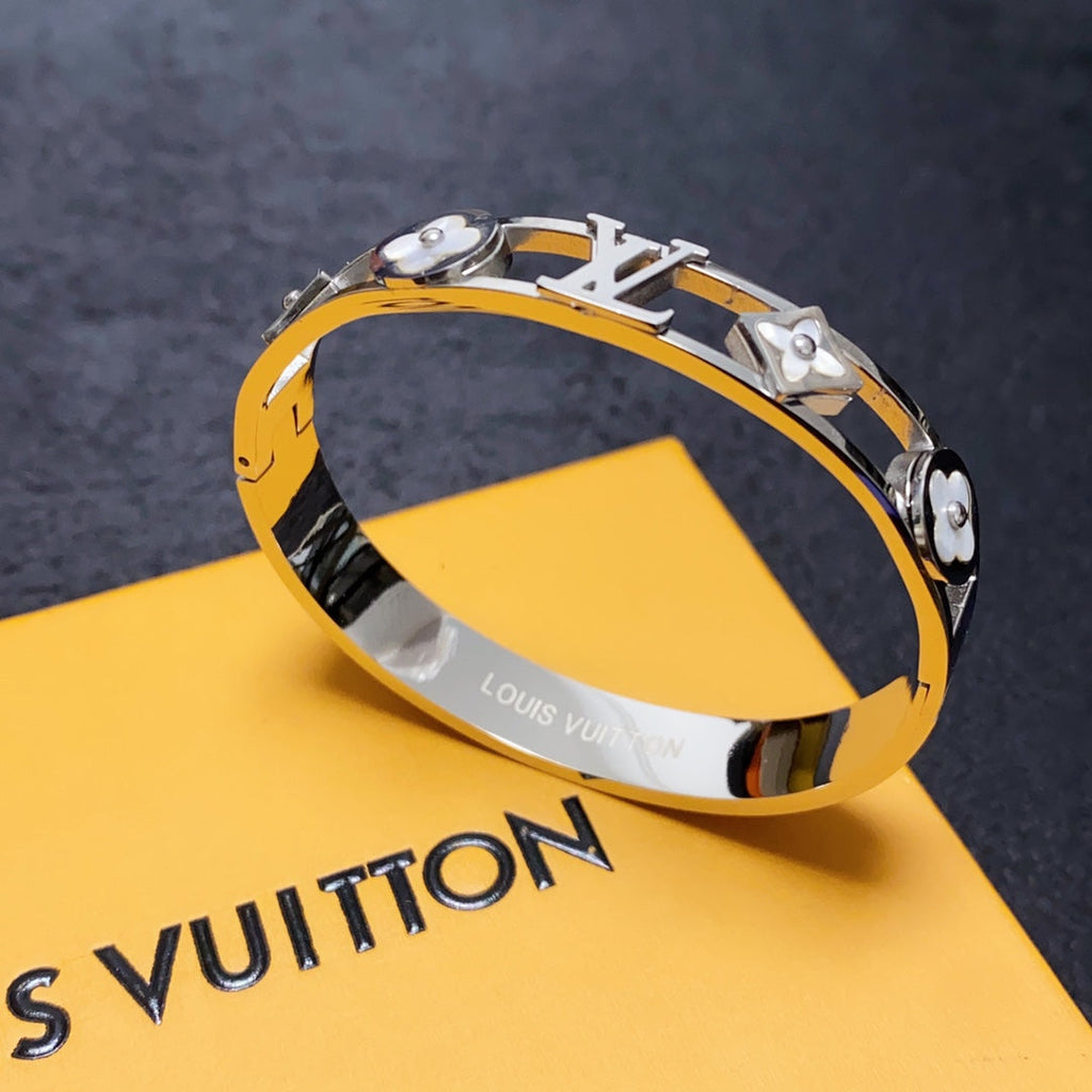 18K Louis Vuitton Crystal Studded Bracelet