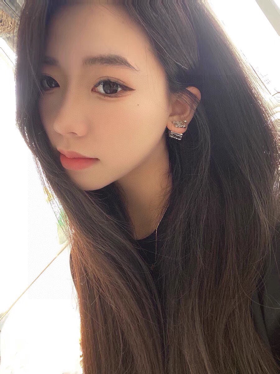 18K Celine Dice Pendant Earrings