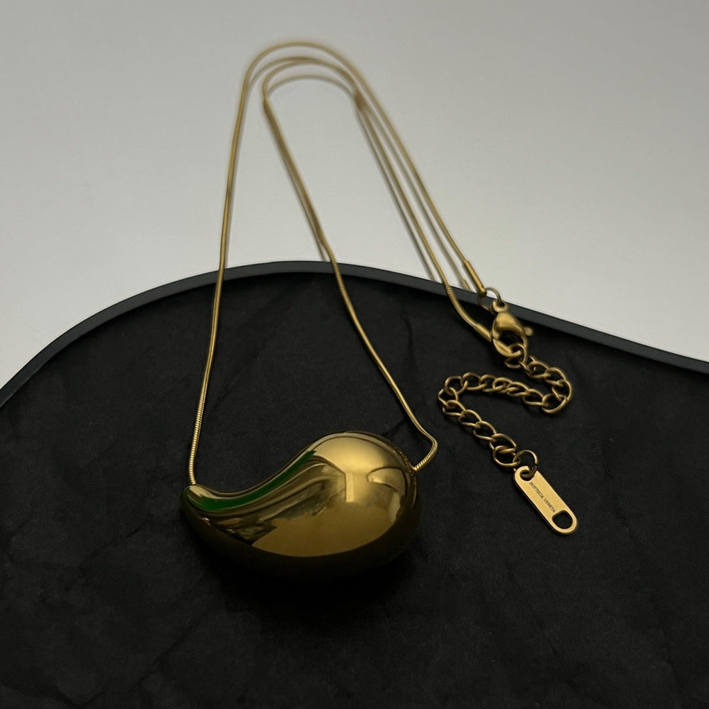 18K BVLGARI Drop Pendant Necklace