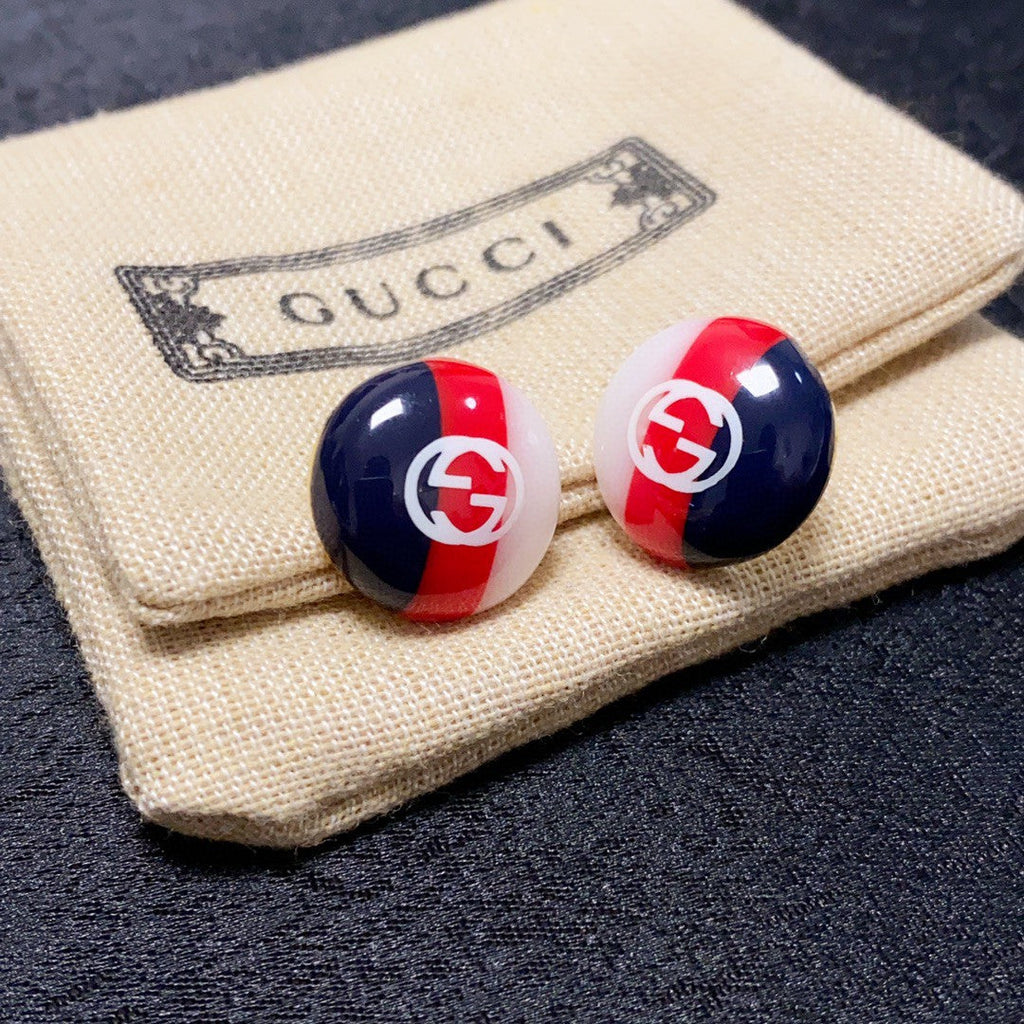 18K Double Gucci Color Earrings