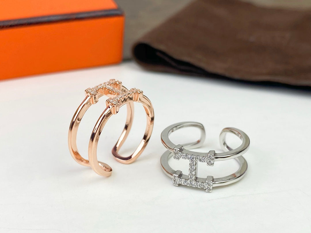 18K Ever Chaine D'ancre Hermes Ring