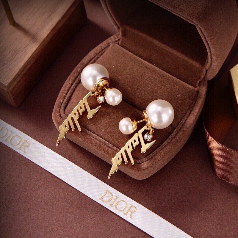 18K Dior Tribales Vintage Earrings
