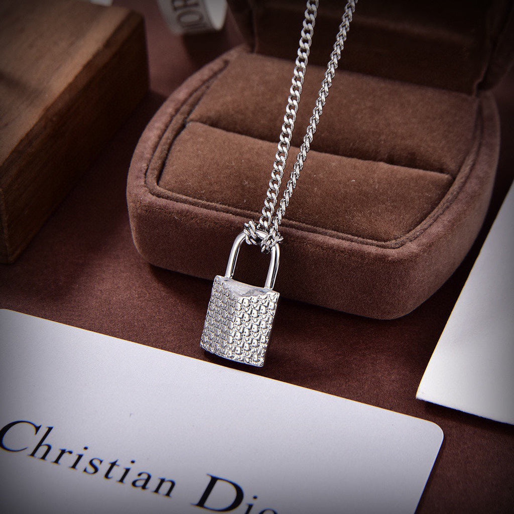 18K Dior Lock Necklace