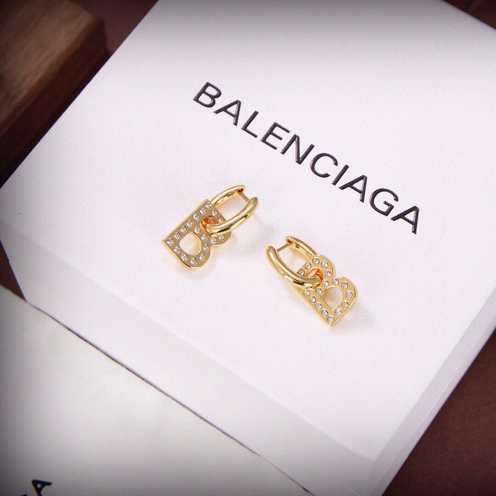 18K Balenciaga Chain XS Earrings