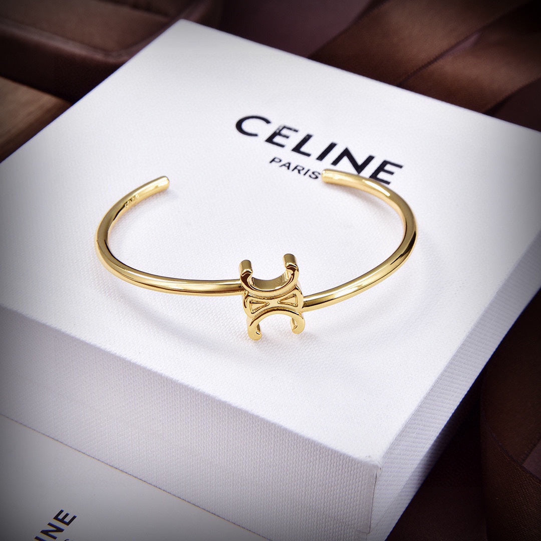 18K Celine Asymmetric Bracelet