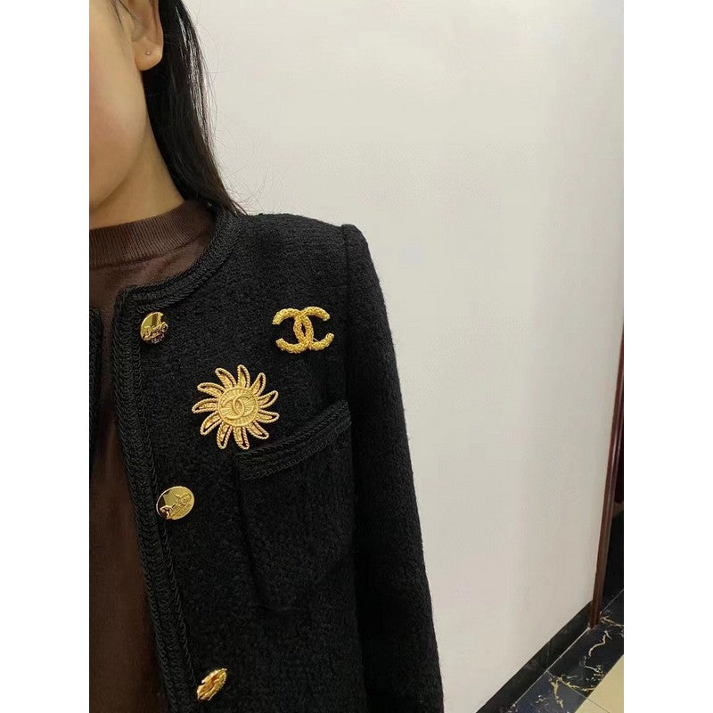 18K  Chanel Sunflower Brooch