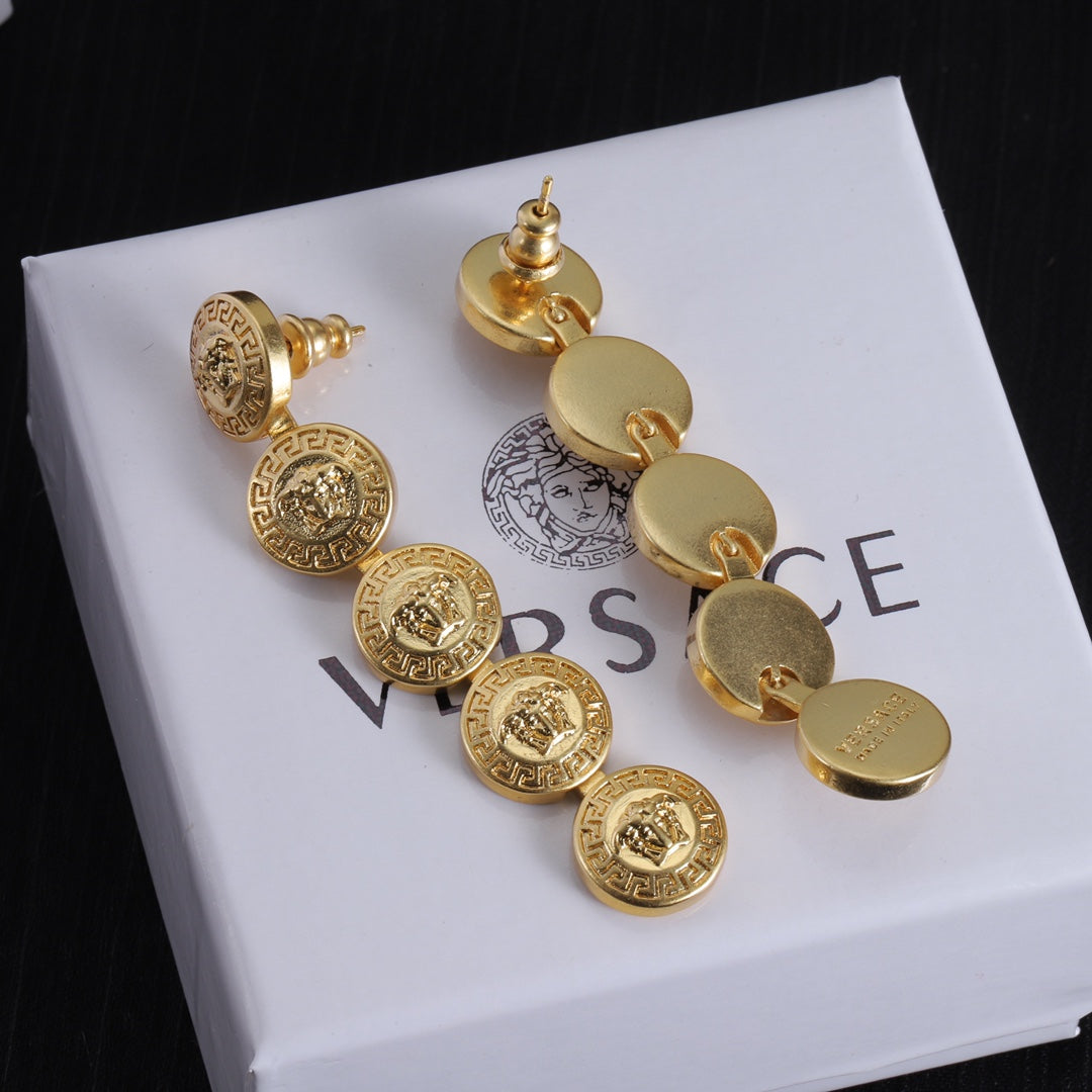 18K Long Earrings