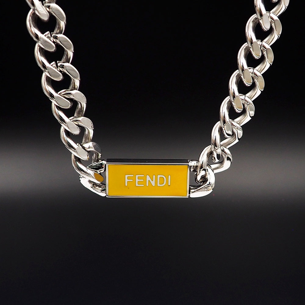 18K Fendi Chain Necklace