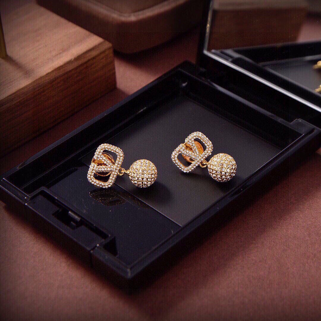18K Valentino Diamonds Earrings