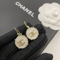 18K  Chanel Crystals Earrings