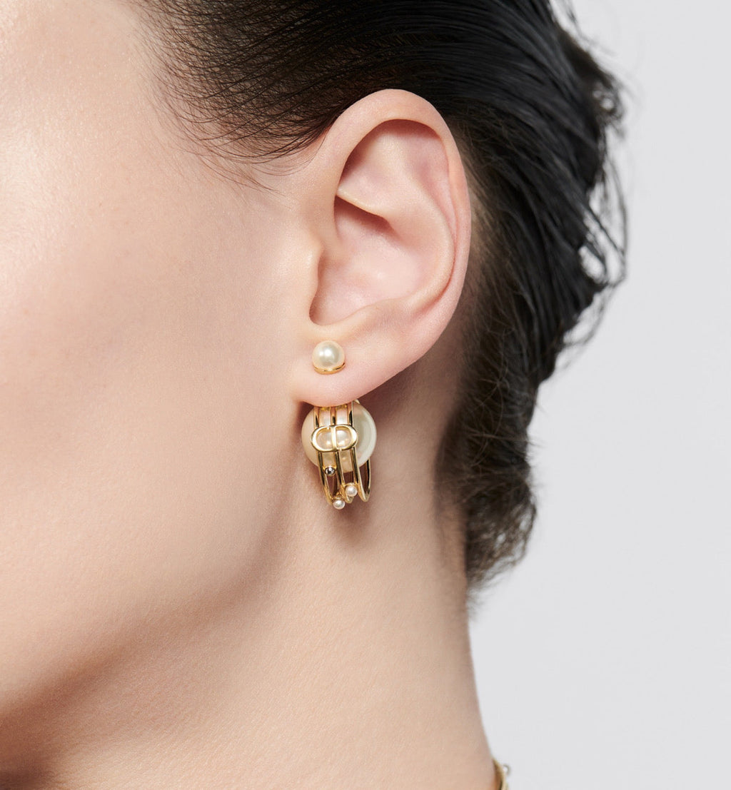 18K Dior D-Backstage Earrings