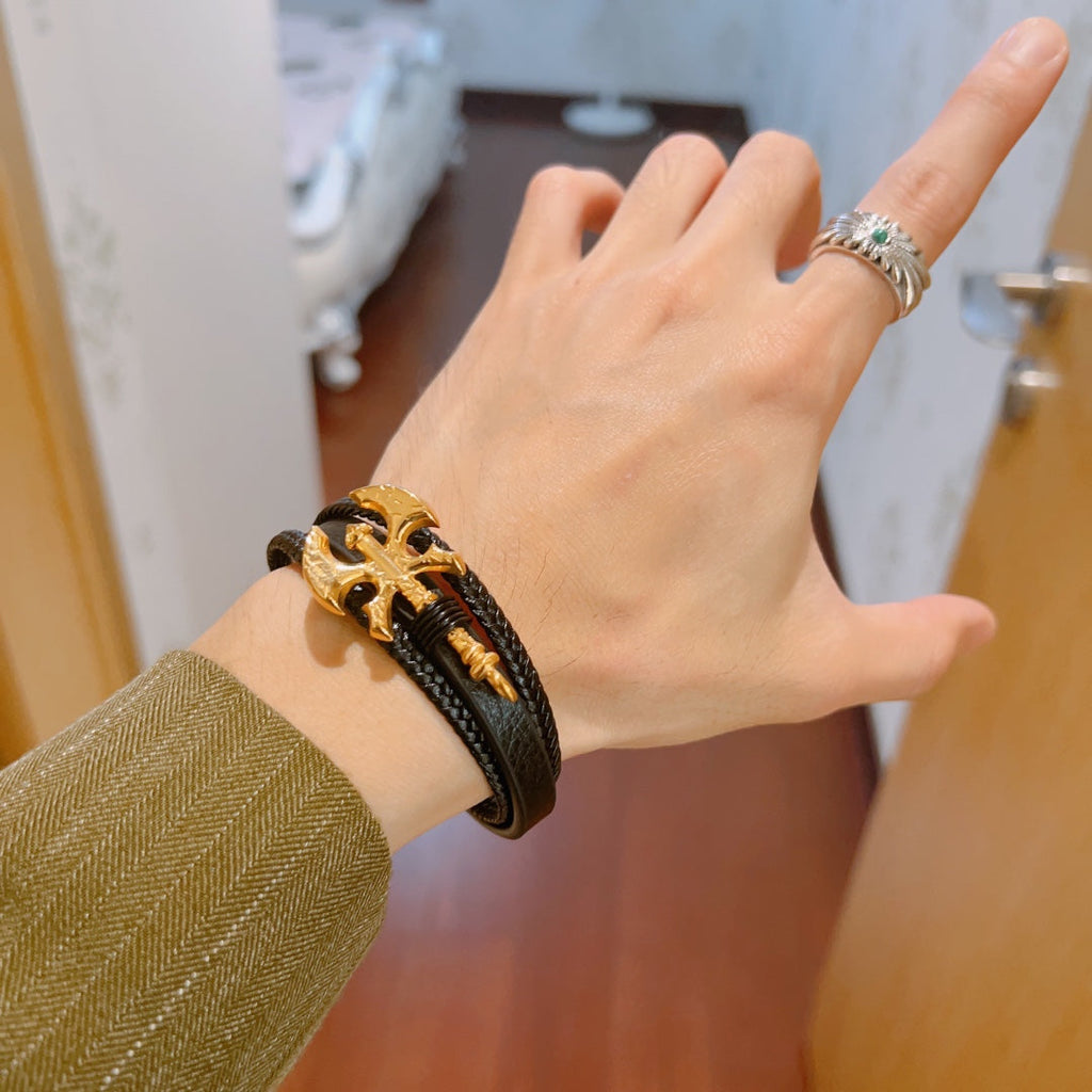18K Double Gucci Anger Forrest Bracelet