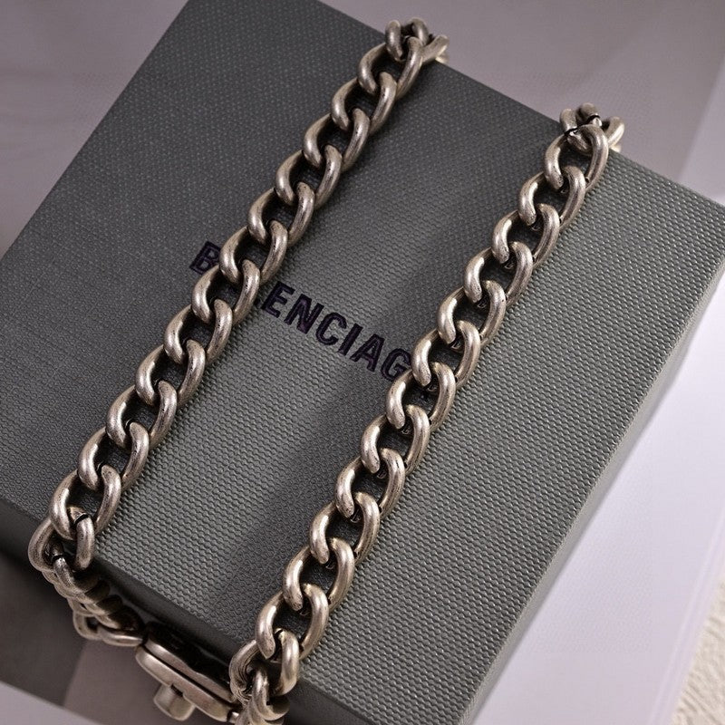 18K Balenciaga Monaco Chain Necklace
