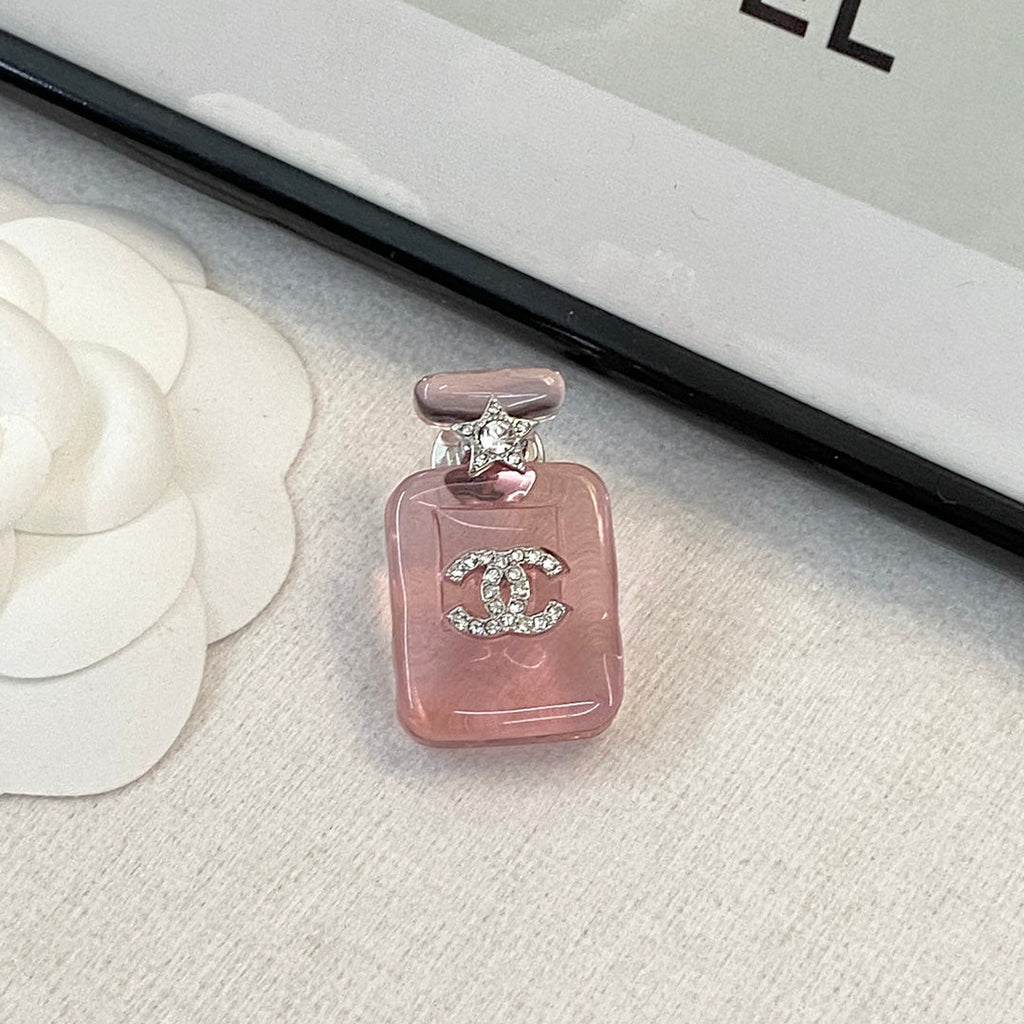18K  Chanel Perfume Color Bottle Brooch