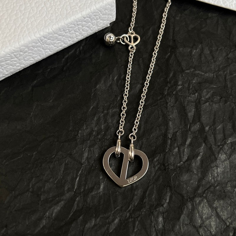 18K Dior Heart Necklace