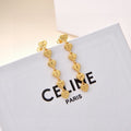 18K Celine Gold Long Earrings