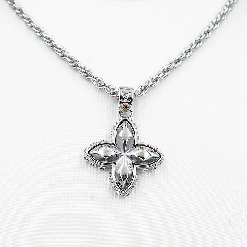 18K Louis Vuitton Flower Studs Necklace