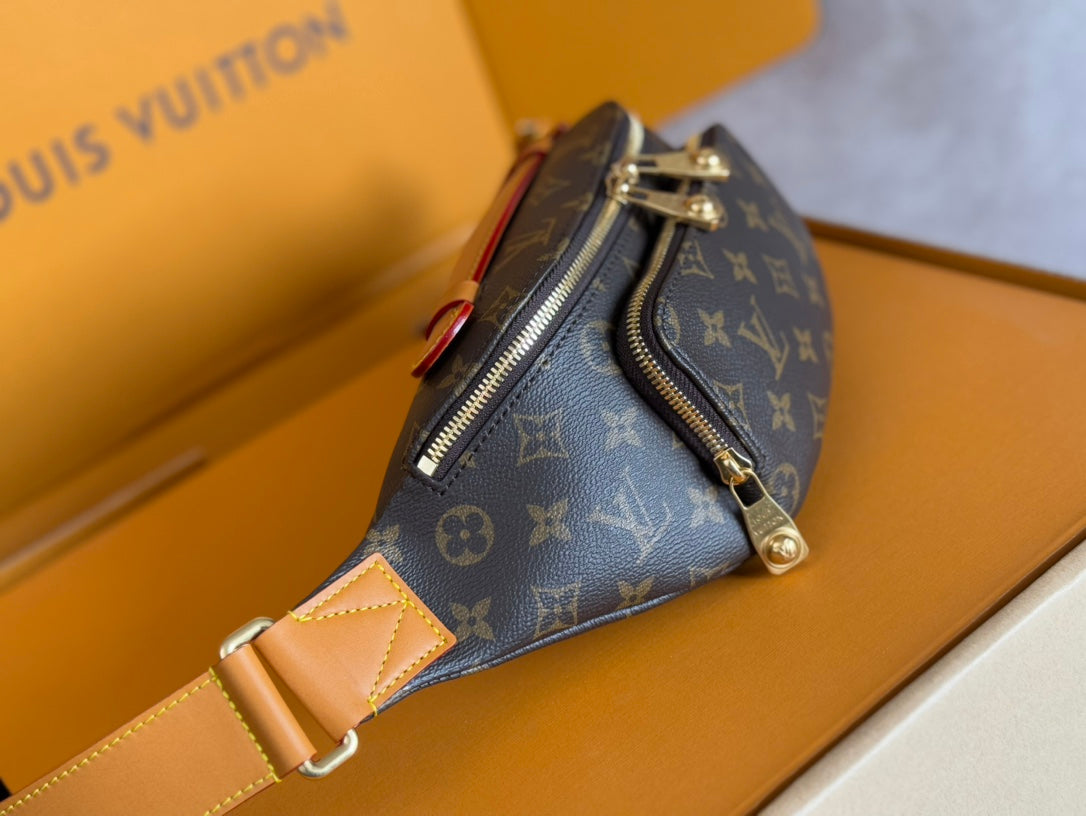 LOUIS VUITTON RUSH BUMBAG 30 IN BROWN MONOGRAM DUST CANVAS