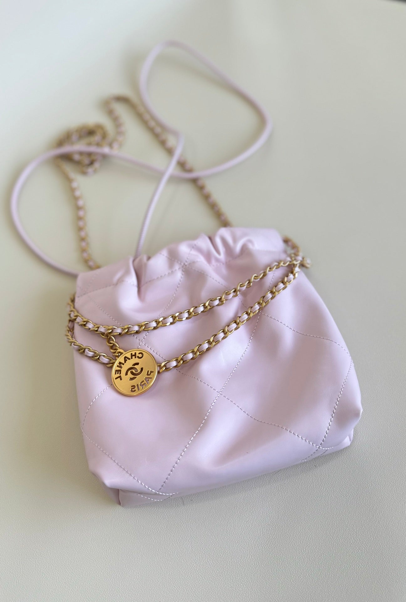 CHANEL HOBO MINI 20CM CANDY LAMBSKIN