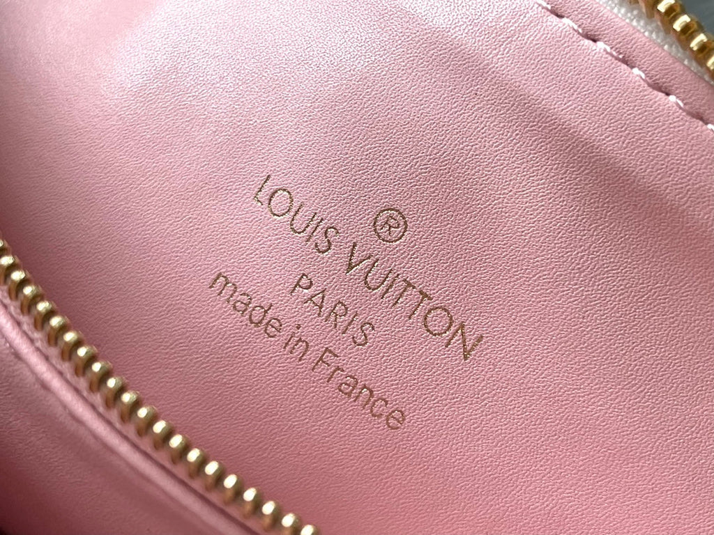 LOUIS VUITTON COUSSIN BB 21 IN WHITE MONOGRAM EMBOSSED LAMBSKIN GOLD HARDWARE