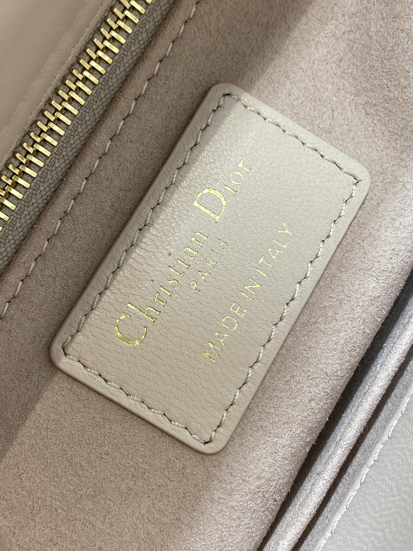 DIOR MEDIUM LADY BAG 20 IN BABY PINK QUILTED MACROCANNAGE CALFSKIN WHITE STRAP