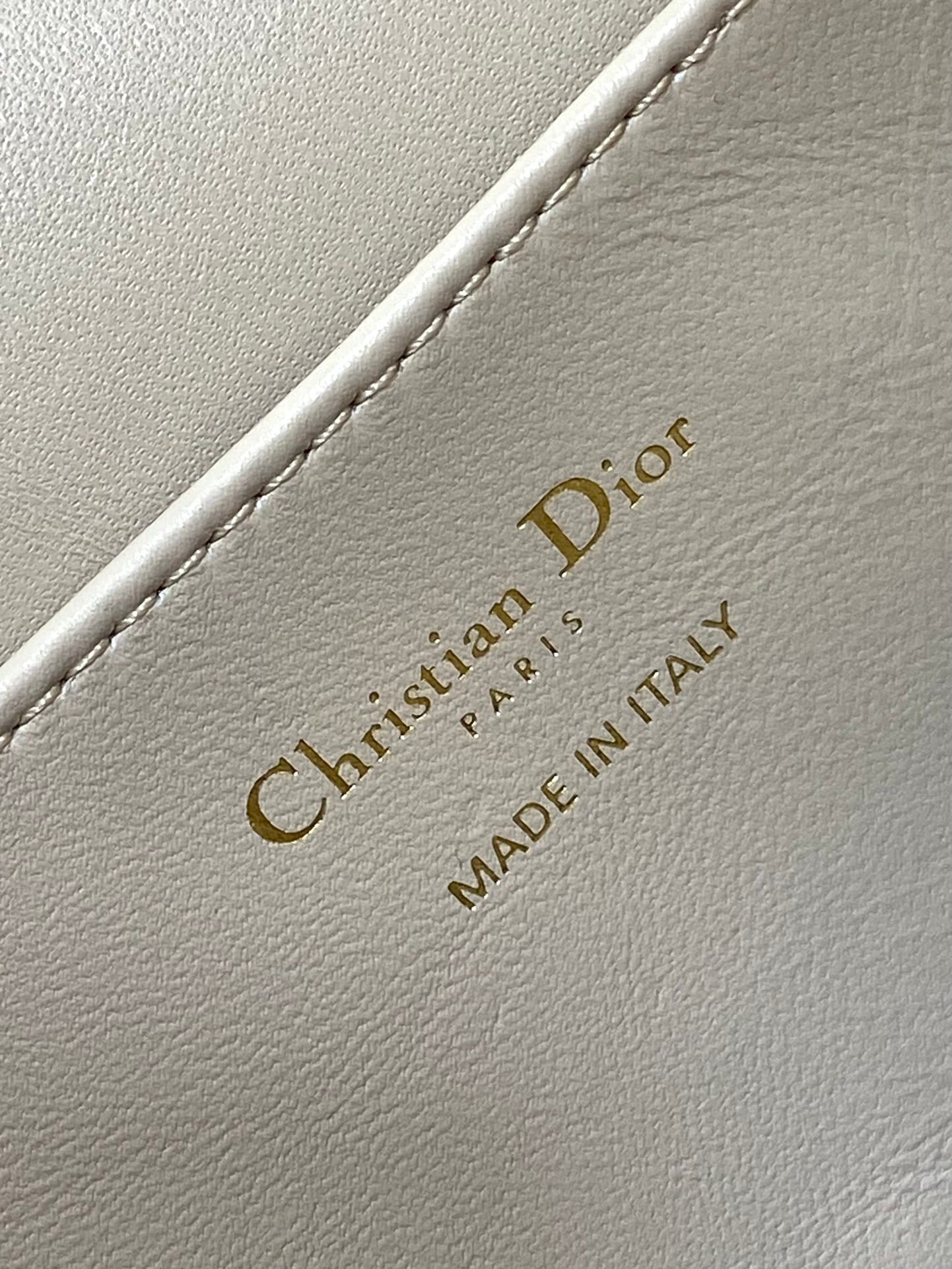 DIOR SMALL 23 CARO BACKPACK IN ALMOND BEIGE MACROCANNAGE LAMBSKIN