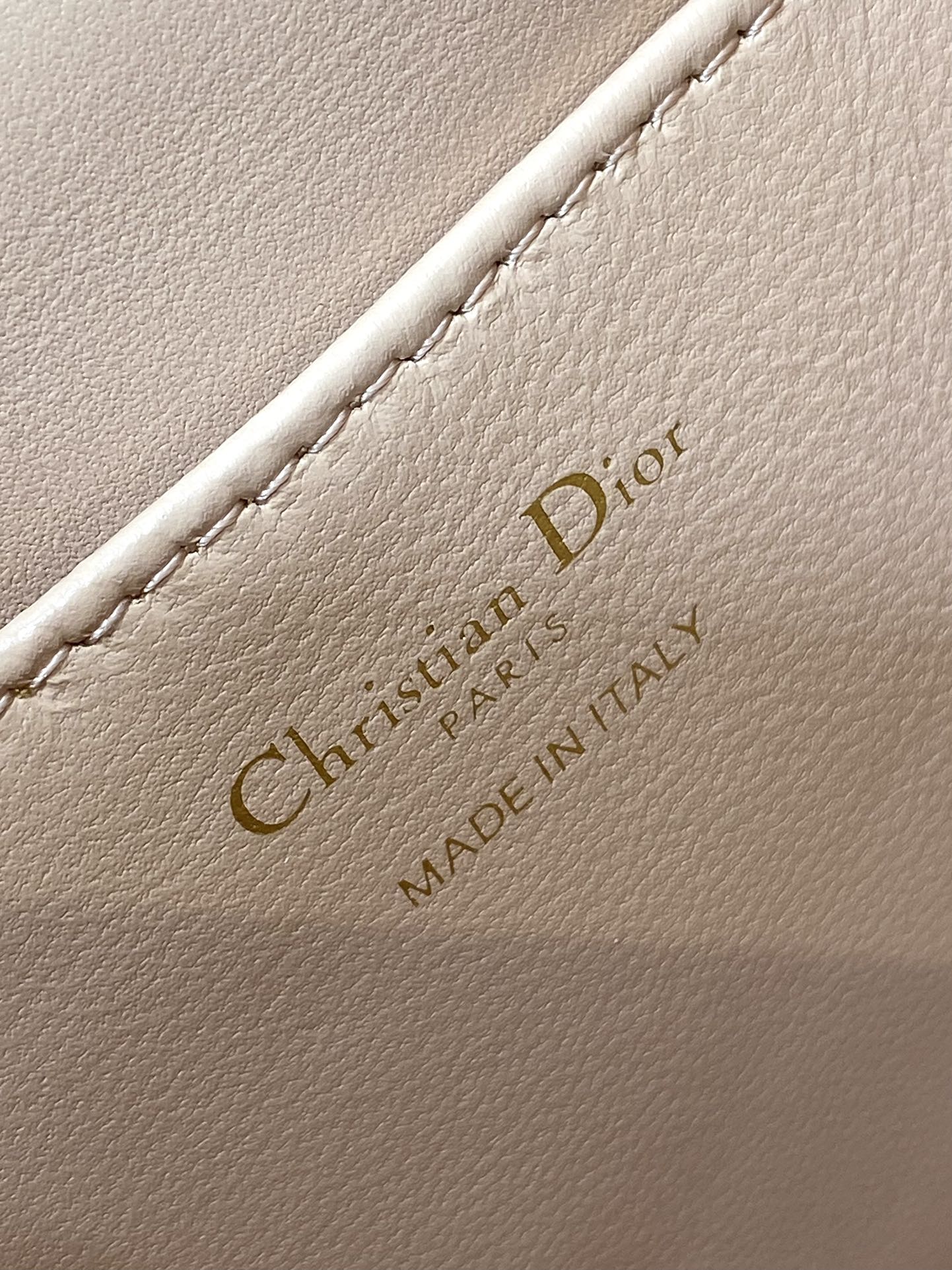 DIOR SMALL 20 CARO BACKPACK IN PEACH PINK MACROCANNAGE LAMBSKIN