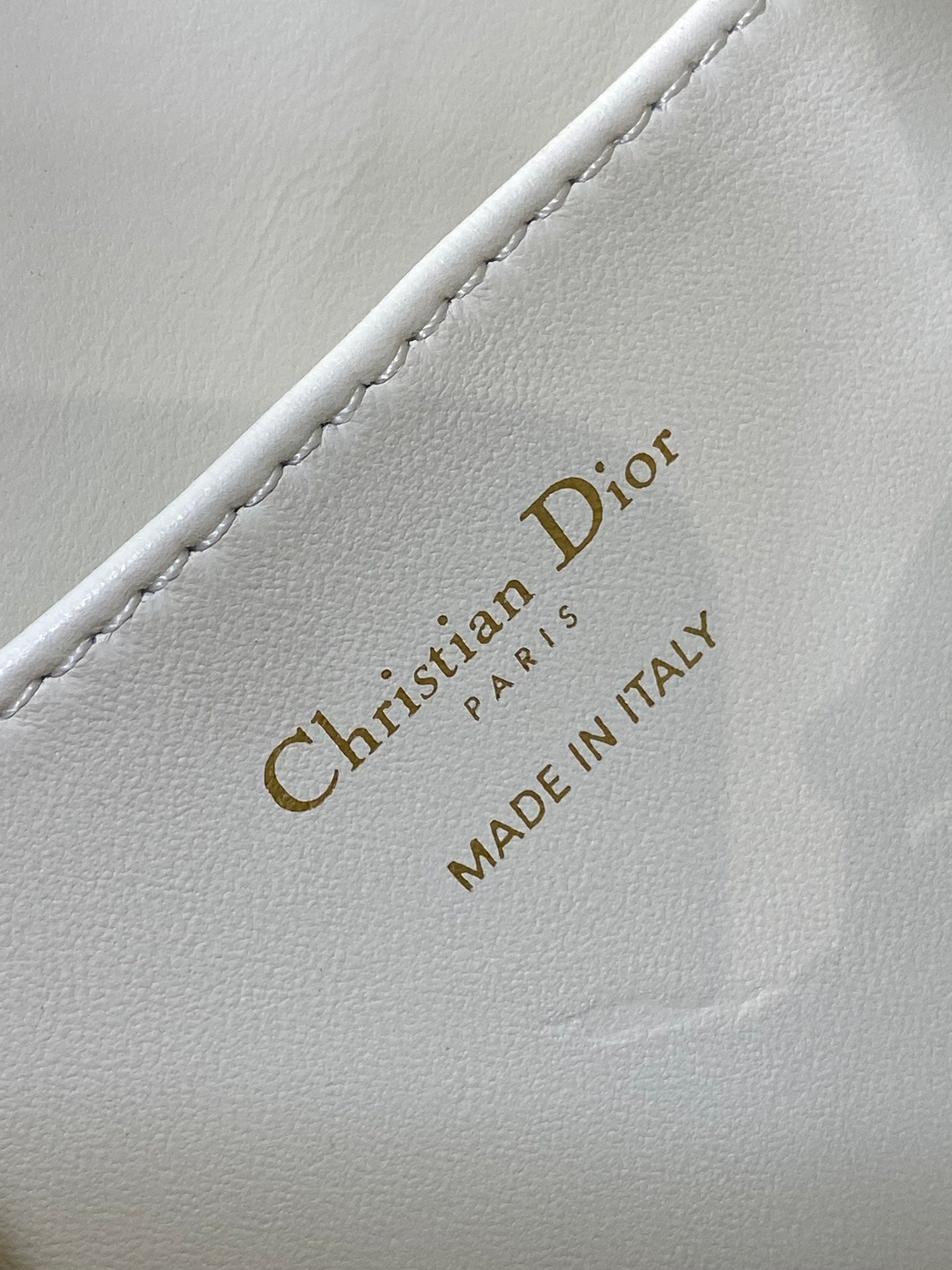 DIOR SMALL 23 CARO BACKPACK IN WHITE MACROCANNAGE LAMBSKIN