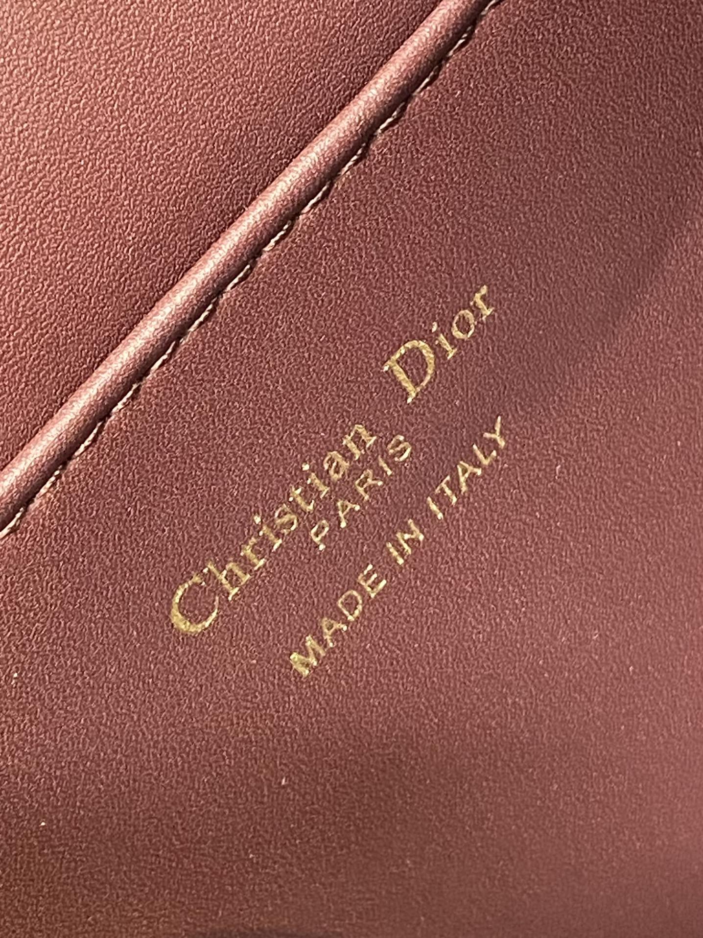 DIOR SMALL 23 CARO BACKPACK IN PLUM PURPLE MACROCANNAGE LAMBSKIN