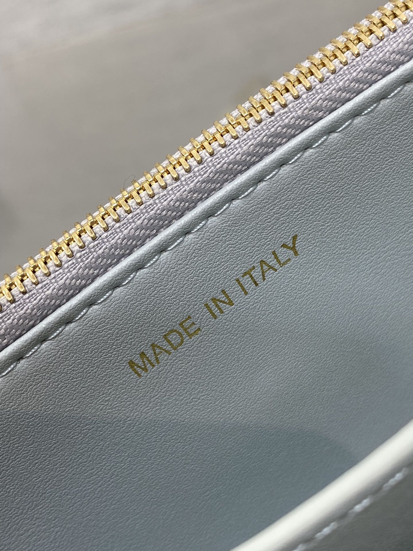 DIOR MISS CARO MINI 17 BAG IN CHROME GRAY MACROCANNAGE LAMBSKIN