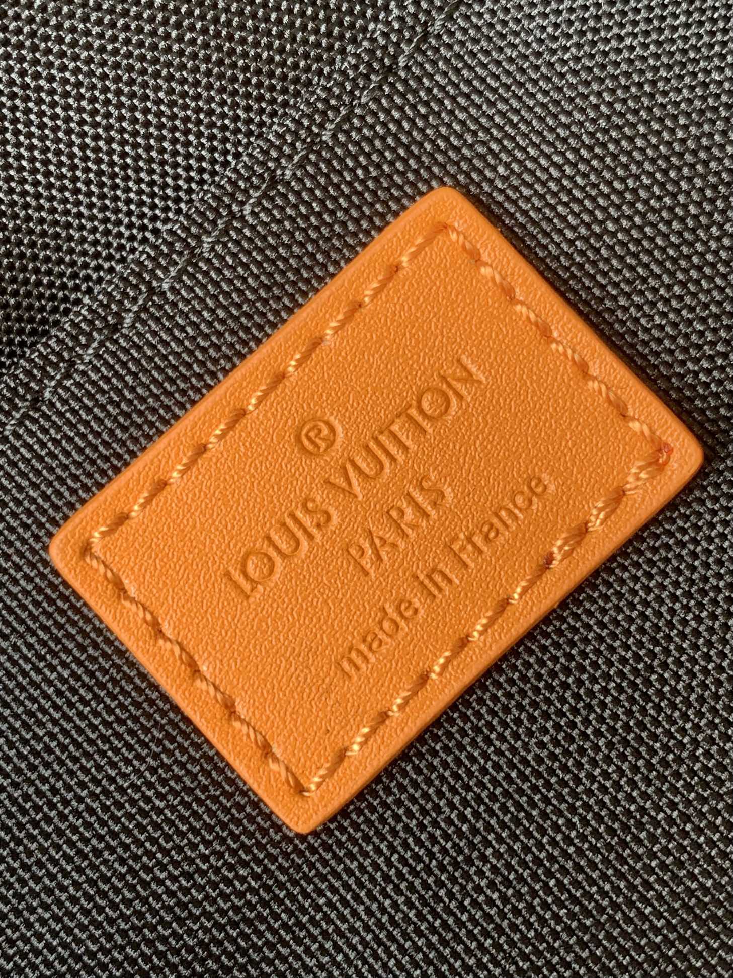 LOUIS VUITTON LV 25S MOON CROSSBODY BAG 24 IN ORANGE MONOGRAM CANVAS AND CALFSKIN