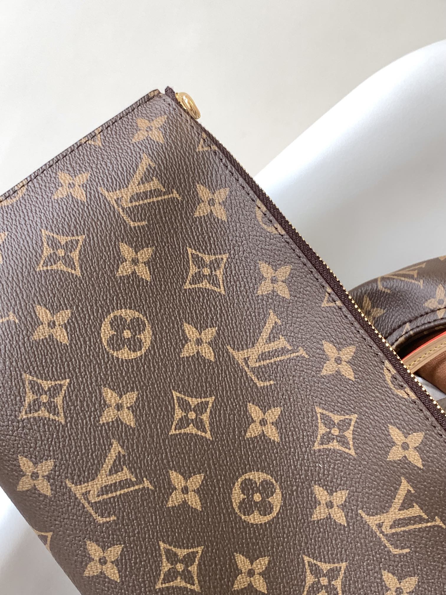 LOUIS VUITTON LV HOBO BAG 34 IN BROWN MONOGRAM CANVAS