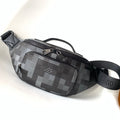 LOUIS VUITTON LV 25S ORIGINAL DYNAMIC BUMBAG 30 IN CANVAS DAMOFLAGE BLACK