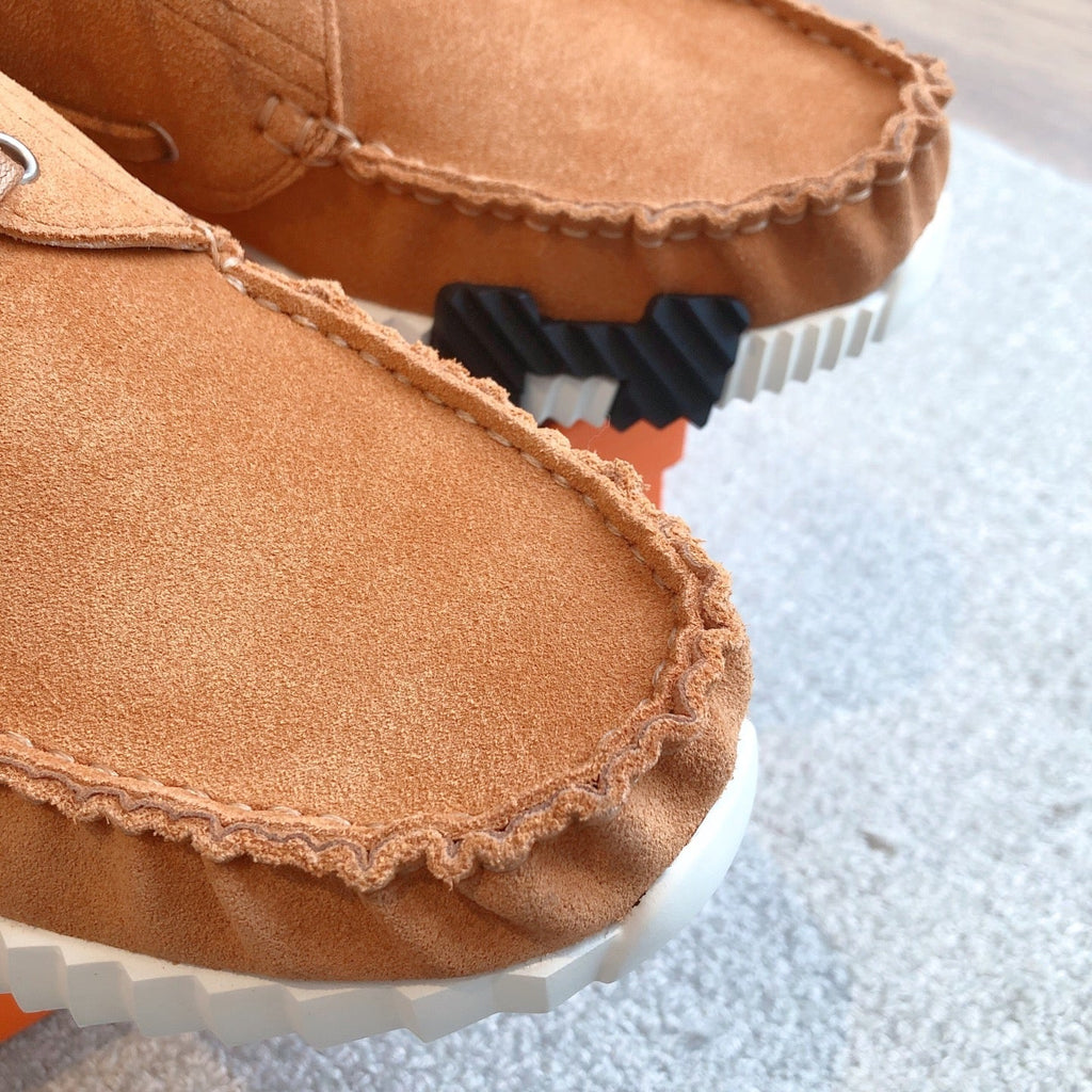 HERMES KETCH SNEAKER IN BRONZE BROWN SUEDE