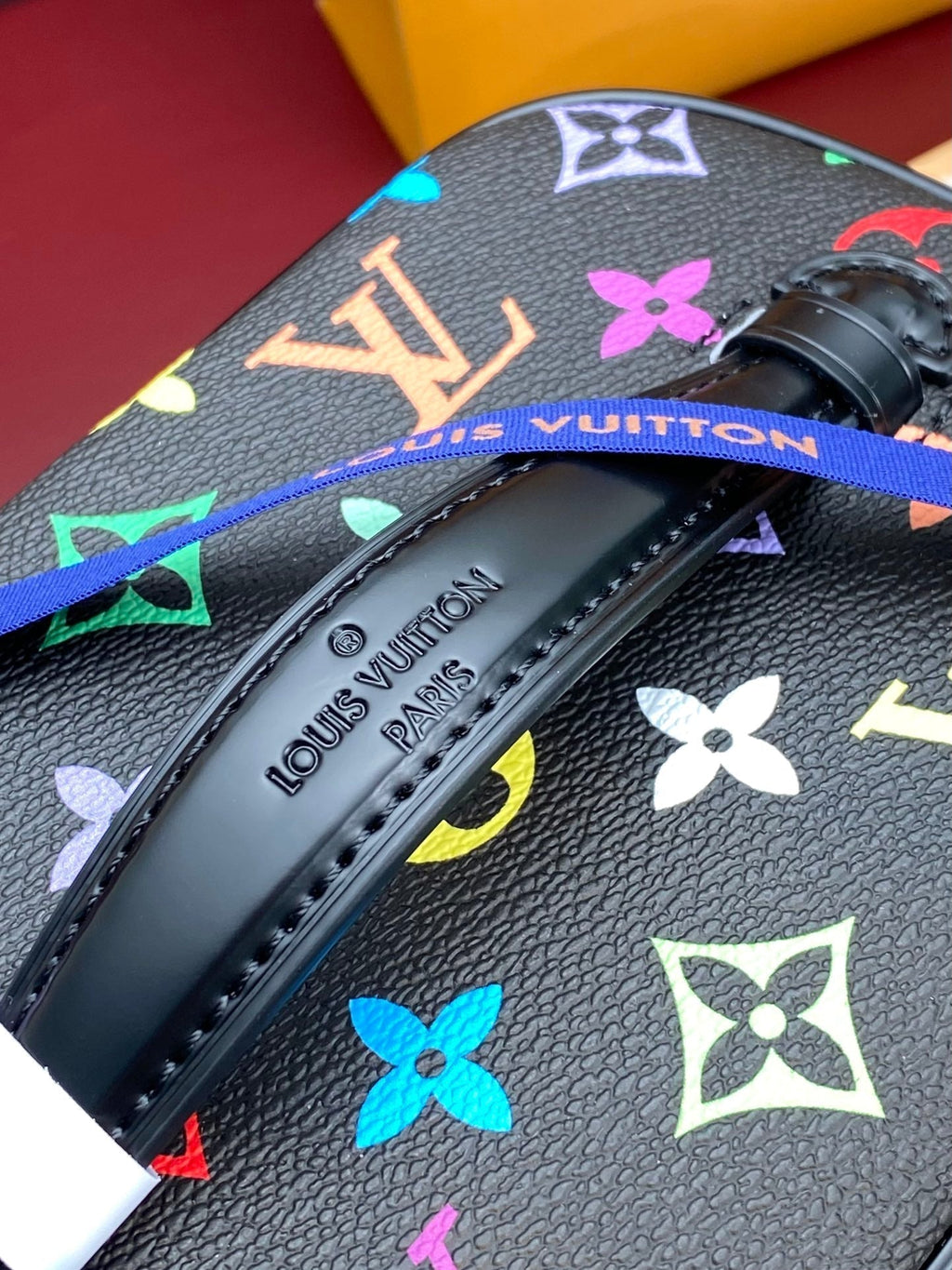 LOUIS VUITTON NICE BB 20 IN COLORFUL MONOGRAM CANVAS SILVER ZIPPER