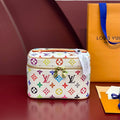 LOUIS VUITTON NICE BB 20 IN MULTICOLOR MONOGRAM CANVAS GOLD ZIPPER
