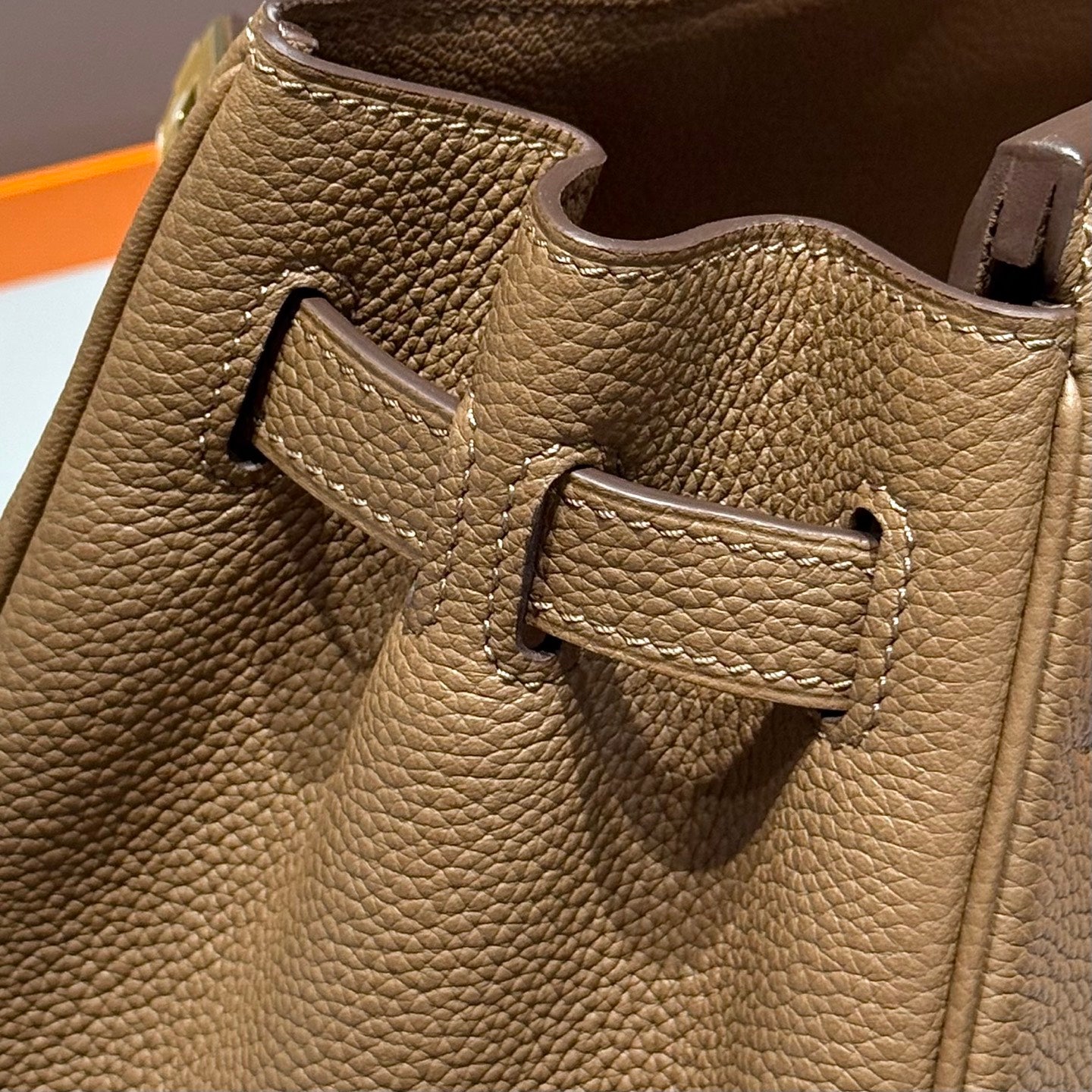 HERMES 25S  BIRKIN 30 IN DARK BROWN CALFSKIN GOLD HARDWARE