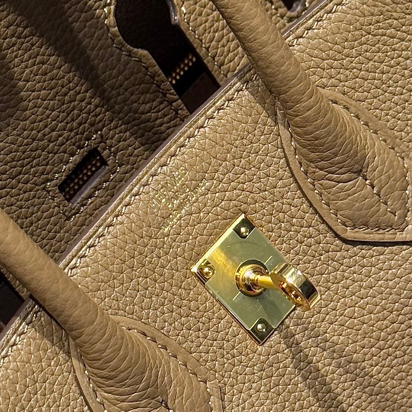 HERMES 25S  BIRKIN 25 IN DARK BROWN CALFSKIN GOLD HARDWARE
