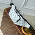 LOUIS VUITTON RUSH BUMBAG 30 IN WHITE MONOGRAM SHADOW CALFSKIN