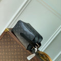 LOUIS VUITTON LOCKER DOPP KIT 23 IN BLACK MONOGRAM ECLIPSE CANVAS