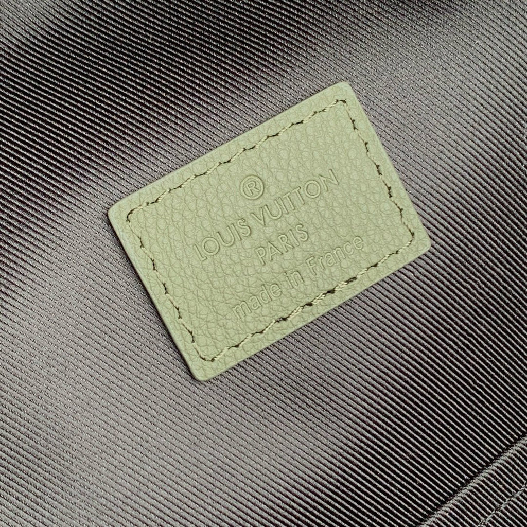 LOUIS VUITTON DISCOVERY PM BACKPACK 38 IN OLIVE GREEN MONOGRAM LAMBSKIN
