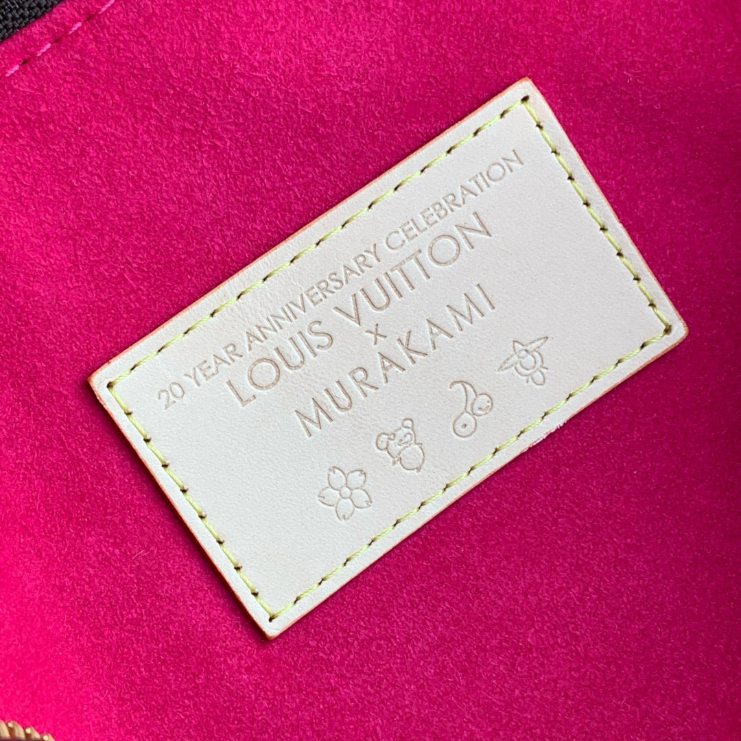 LOUIS VUITTON SPEEDY BANDOULIÈRE 20 BAG IN MULTICOLOR FLORAL CANVAS