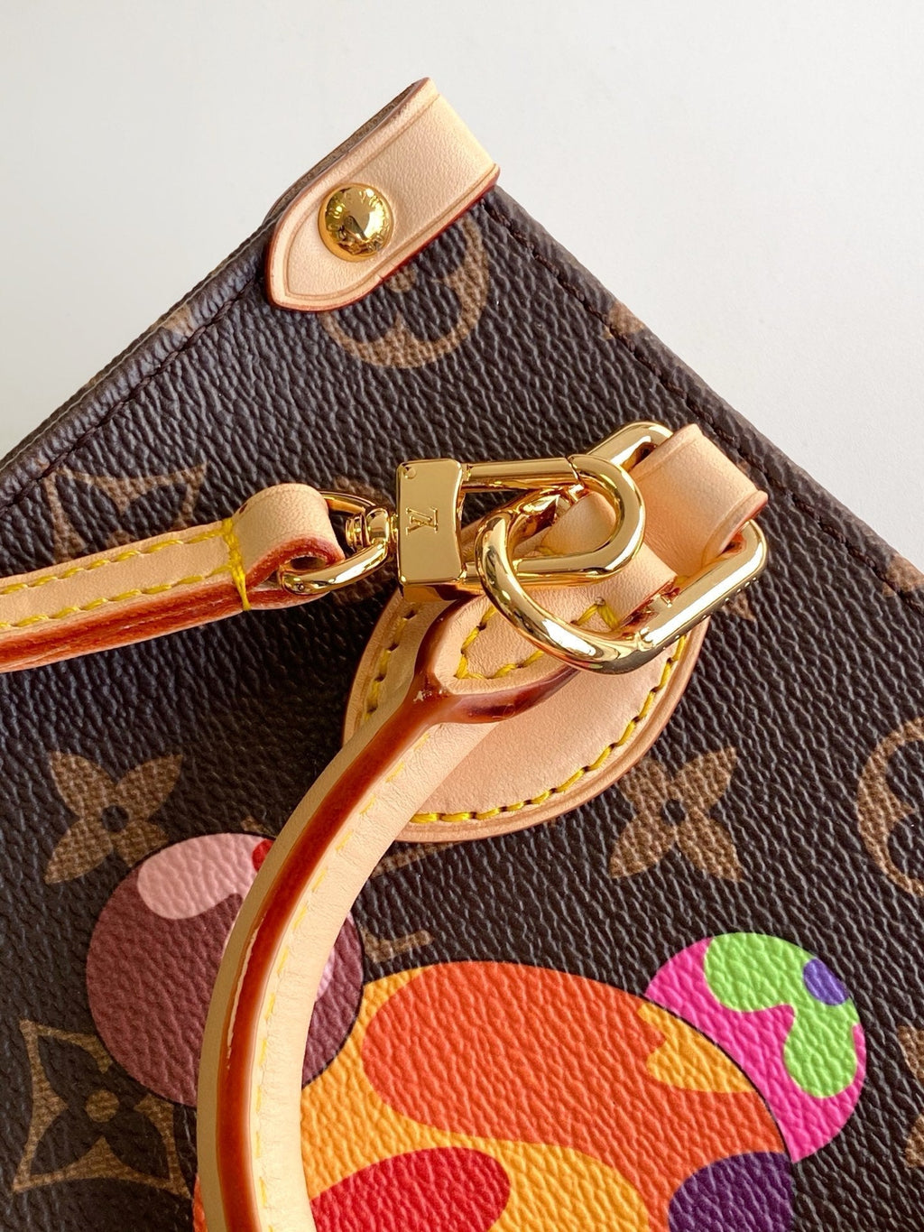 LOUIS VUITTON PANDA ONTHEGO BAG 18 IN BROWN MONOGRAM COATED CANVAS