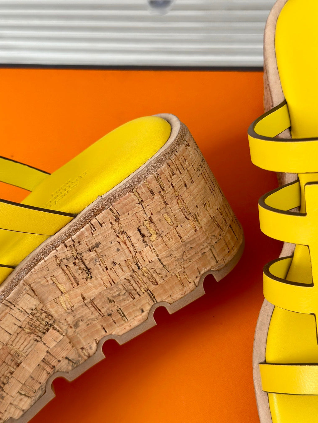 HERMES ISABELLA SANDAL LEMON CALFSKIN